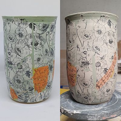 Siebdruck für Keramik, Hansueli Nydegger